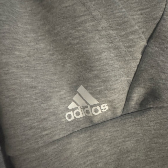 Like new ADIDAS zip up sweater with hood SMALL - Picture 2 of 4